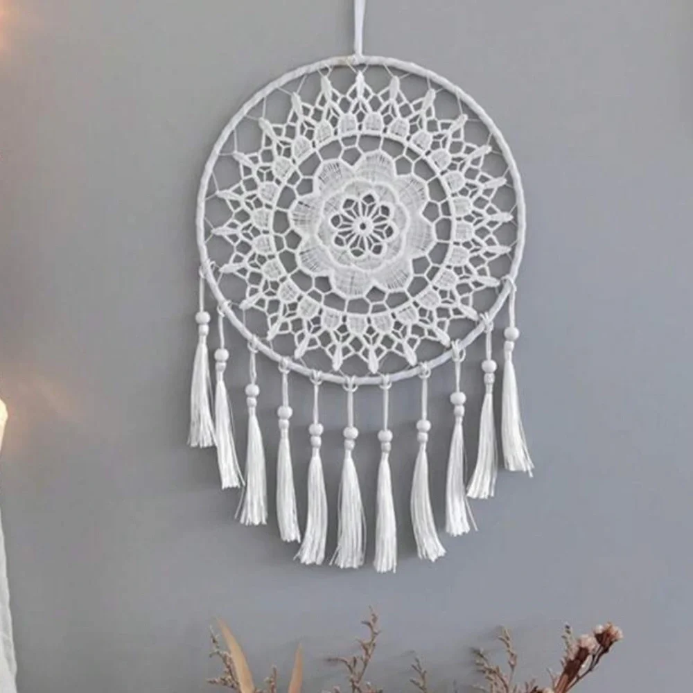 Boho White Dreamcatcher Wall Decor NEW 🏷️